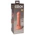King Cock Elite 6 - vibrátor s přísavkou (15 cm) - tělová barva