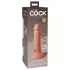 King Cock Elite 6 - přísavkový vibrátor (15 cm) - tělový