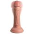 King Cock Elite 6 - vibrátor s přísavkou (15 cm) - tělová barva