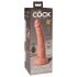 King Cock Elite 7 - přísavný, rádiem řízený vibrátor 18cm - přírodní