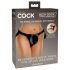 King Cock Elite Beginner's - připínací dildo (černé)