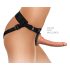 King Cock Elite Comfy Body Dock - připevnitelný postroj (hnědý)