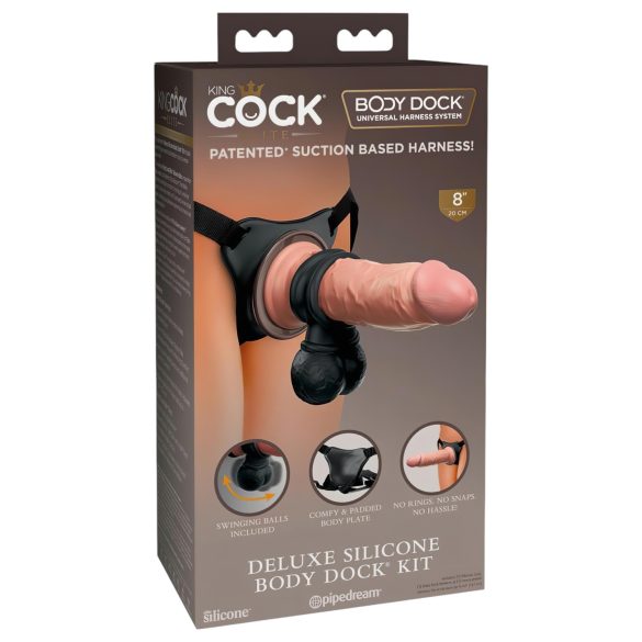 King Cock Elite Deluxe - připínací dildo sada