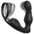 Pipedream Anal Fantasy Elite - anální vibrátor na prostatu s erekčním kroužkem (černý)