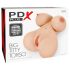 PDX Velké Poprsí - realistický torzo s obřími prsy (přírodní)