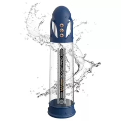 Pipedream - Pump Worx - automatická pumpa na penis (modrá)
