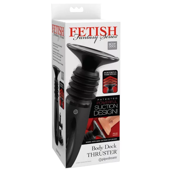 Fetish Fantasy - tělový dock thruster - přirážecí adaptér - černý
