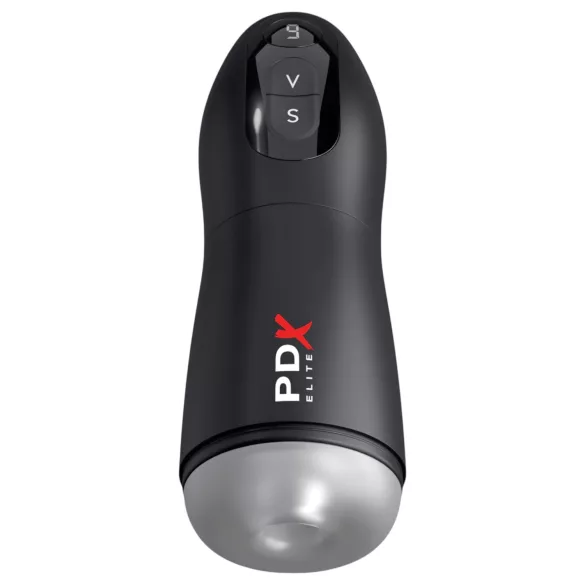 PDX Suck-O-Matic - akumulátorový, automatický masturbátor (černý)