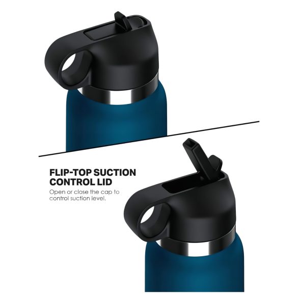 Fuck Flask Private Pleaser - umělá vagína v lahvi - modro-hnědá