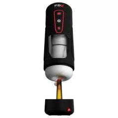   PDX Elite Milk Me Hotter - vyhřívaný masturbátor - černý