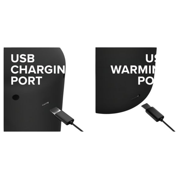 PDX Elite Milk Me Hotter - vyhřívaný masturbátor - černý