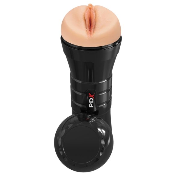 PDX Extreme Wet Pussy – realistická vagína masturbátor XXL (černá)