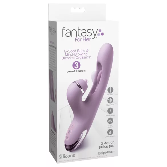 Fantasy For Her G-Touch Pulse Pro - vibrátor s ramenem na klitoris (fialový)