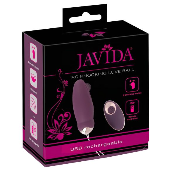 Javida - rádiové, pulzující vibrační vajíčko (fialové)