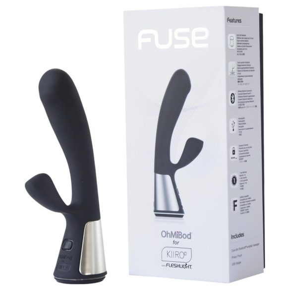 Fleshlight OHMIBOD Kiiroo - chytrý vibrátor na klitoris (černý)
