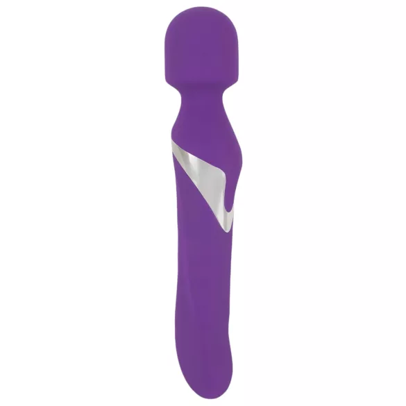 Javida - masážní a vibrátor 2v1 - perlový, fialový