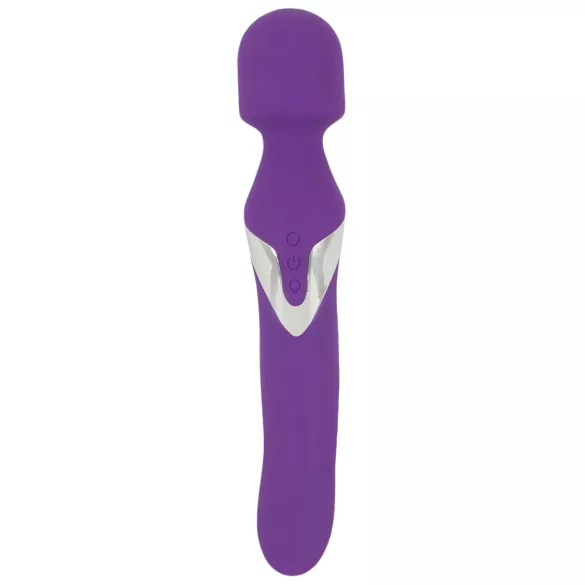 Javida - masážní a vibrátor 2v1 - perlový, fialový