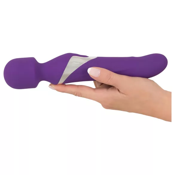 Javida - masážní a vibrátor 2v1 - perlový, fialový