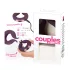 Couples Choice - vibrační erekční kroužek na penis - 2 motory - dobíjecí