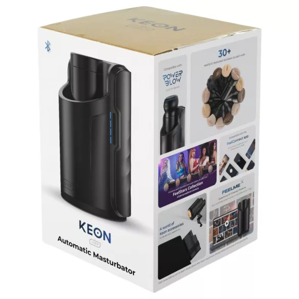 Kiiroo Keon Automatic - Interaktivní masturbátor pro muže (černý)