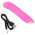 You2Toys - Flashing Mini Vibe - akumulátorový, svítící vibrátor (růžový)