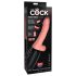 King Cock Plus 6,5 - varlata posunující vibrátor - přírodní