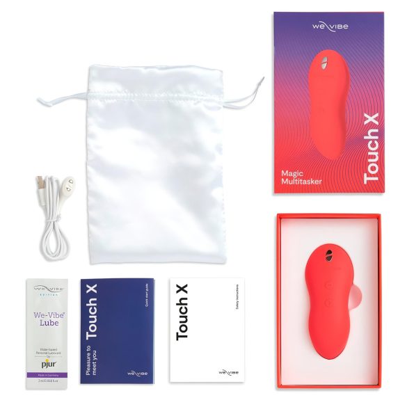 We-Vibe Touch X - dobíjecí vodotěsný vibrátor na klitoris - korálová