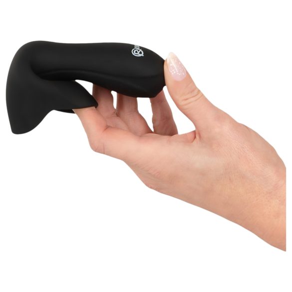 Rebel - vibrátor na žalud s dilatátorem - černý