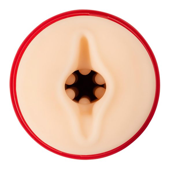 WYNE 01 - akku vibrační, sání, hřejivý masturbátor (černý)