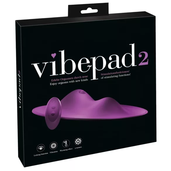 VibePad 2 - vibrační polštářek na lízání - fialový