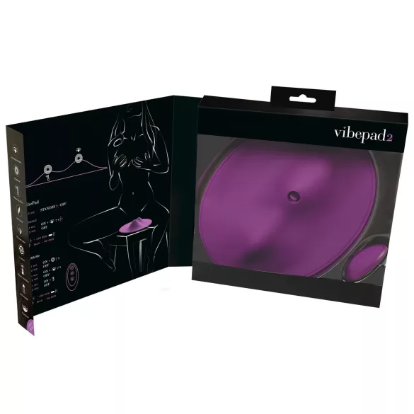 VibePad 2 - vibrační polštářek na lízání - fialový