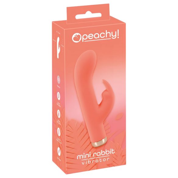 You2Toys peachy! mini rabbit - akumulátorový králičí vibrátor (broskev)