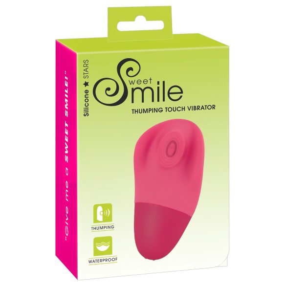 SMILE Thumping Touch - akumulátorový pulzující vibrátor na klitoris (růžový)