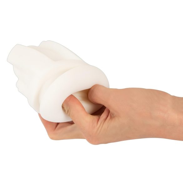 WYNE 02 - masturbátor pro muže - vibrační a sání - akumulátor - černobílý