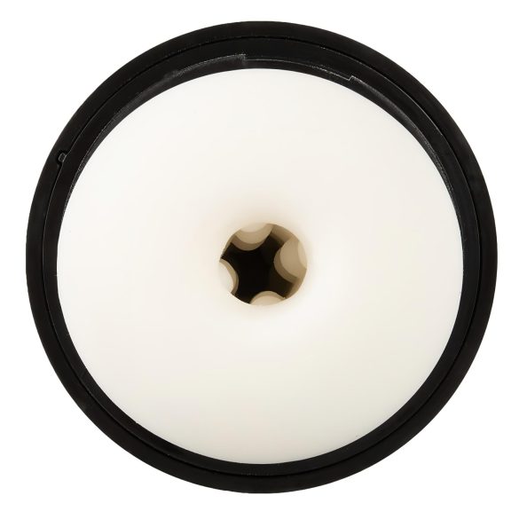 WYNE 02 - masturbátor pro muže - vibrační a sání - akumulátor - černobílý