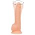 Naked Addiction Rotating 8 - rotační vibrátor (20cm) - přírodní