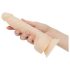 Naked Addiction Thrusting 9 - tlačný vibrátor - přírodní (23cm)