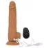Naked Addiction - přirážecí vibrátor - tmavý - 23 cm