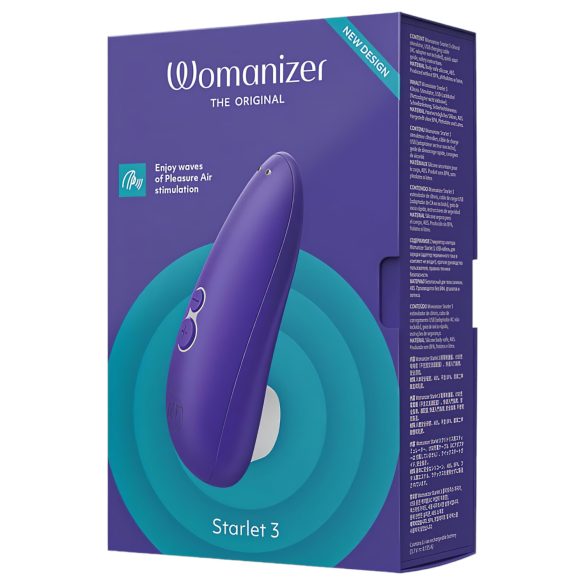 Womanizer - stimulátor klitorisu s pulzní vlnou - modrá