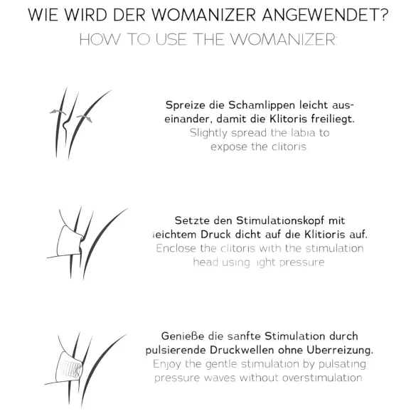 Womanizer - stimulátor klitorisu s tlakovými vlnami - modrý