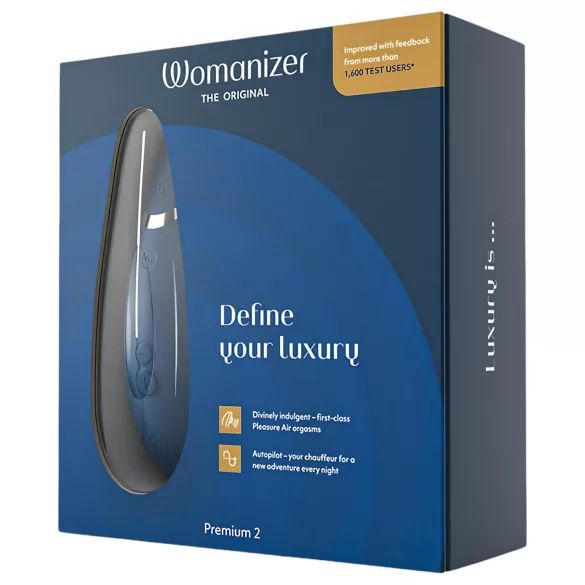 Womanizer - stimulátor klitorisu s tlakovými vlnami - modrý