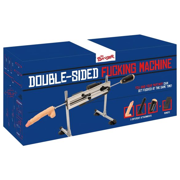 Banger Stroj - dvojitý sex machine + 2 dilda a 1 vagína