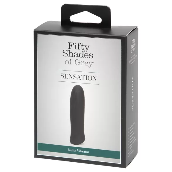Fifty Shades of Grey - mini vibrátor - vodotěsný - černý