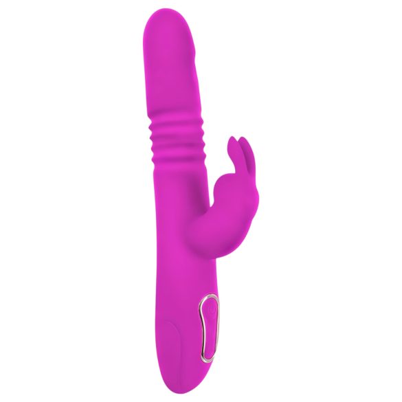 SMILE Rabbit - růžový láskyplný rotační vibrátor s klitorální funkcí
