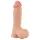 Nature Skin - realistické dildo s kůží - 20 cm - tělová barva