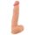Přírodní kůže - dildo s kůží - 25cm (přírodní)