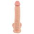 Přírodní kůže - dildo s kůží - 25cm (přírodní)