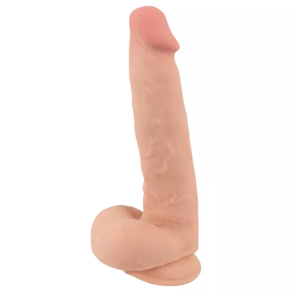 Nature Skin - realistické dildo s kůží - 25 cm - tělová
