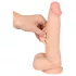 Nature Skin - realistické dildo s kůží - 25 cm - tělová