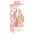 Nature Skin - realistické dildo s kůží - 25 cm - tělová